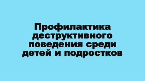 Методические рекомендации по проведению профилактической работы в подростковой среде, направленные на предупреждение возможности вовлечения несовершеннолетних в деструктивную деятельность, в том числе через сеть Интернет. 