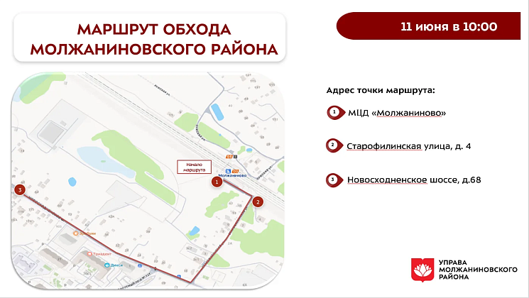 Обход территории района