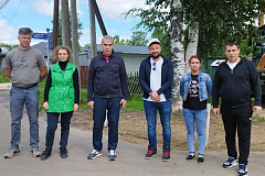 Еженедельный обход территории района