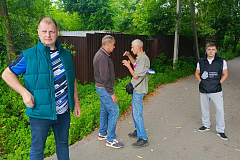 Еженедельный обход территории района 