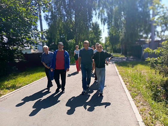 Еженедельный обход территории района 